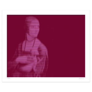 Purple Lines by Dadodu - Contemporary Art Print