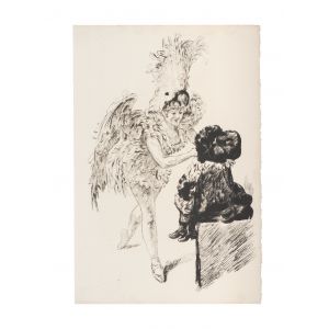 La Danseuse et l'enfant - Modern Artwork