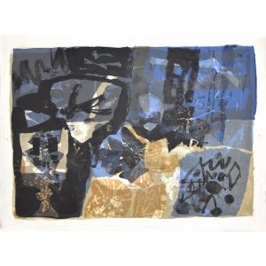 Abstract Composition by Antoni Clavè -  - Contemporary Artwork