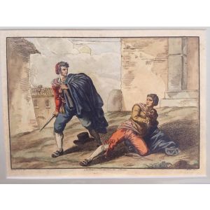 Roma Costumi trasteverini by Bartolomeo Pinelli 