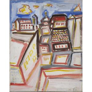  Colored City by Mario Martini - Contemporary Artwork