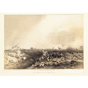 The battle of Magenta by C. Perrin - Old Master Artwork