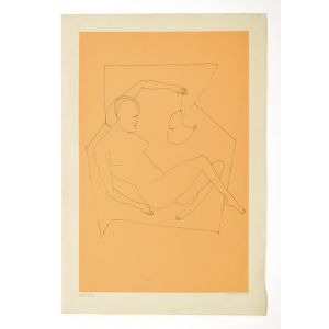 woman by Ugo Attardi - Modern Artwork