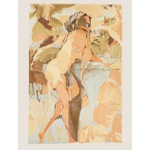 Nude by Ugo Rambaldi - Modern Artwork