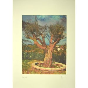 L'Ulivo is an original artwork realized by the Belgian artist Martine Goeyens.