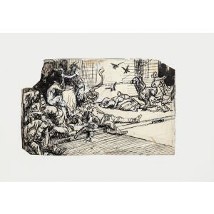 Catastrophe Dog by Gabriele Galantara - Modern Artwork