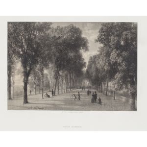 Interior of Geneve by Antonio Fontanesi- Old Master Artwork