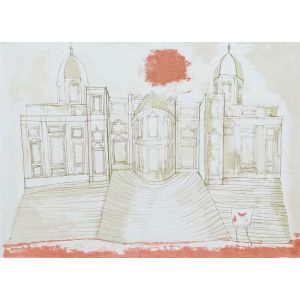 The Cathedral by Franco Gentilini - Contemporary Artwork