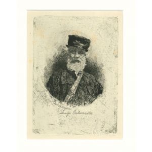 Self Portrait is an original contemprary artwork realized by Luigi Calamatta.