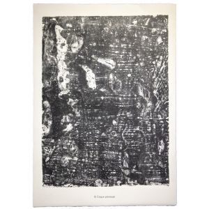 Crique Pierrense is an original lithograph on watermarked paper 