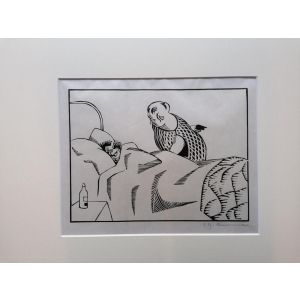 The Sick by Hermann-Paul -  Modern Artwork