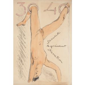 Erotic Look by Marcel Vertés - Modern Artwork