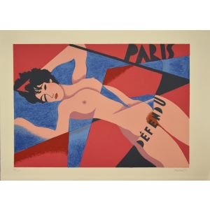 Nude of Woman by Osvaldo Peruzzi - Artwork
