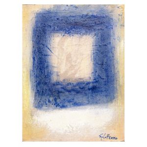 Blue Square by Giorgio Lo Fermo - Contemporary Artwork