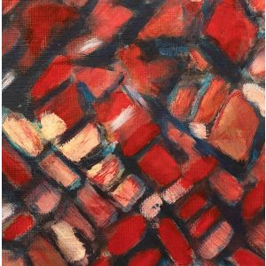 Red Reticulum by Giorgio Lo Fermo -  Contemporary Artwork