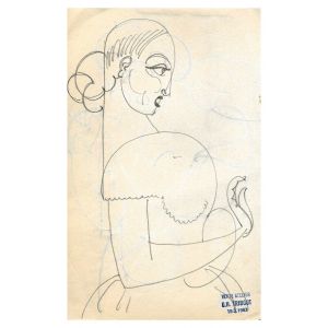 Profile of a woman