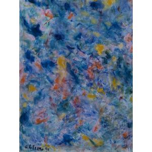 Blue Rectangular by Giorgio Lo Fermo - Contemporary Artwork 