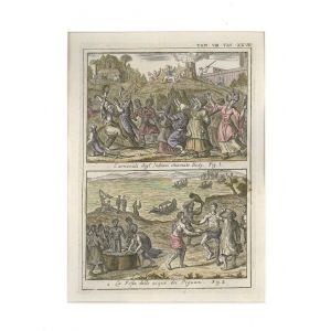 Huly carnival and Water Party of the Peguans by Gianfrancesco Pivati - Old Master Artwork