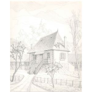Farm, Drawing, Modern