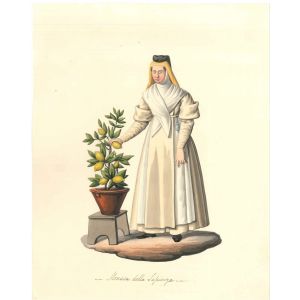 Monaca della Sapienza by Michela De Vito - Old Masters Artwork