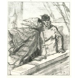 Paul Gavarni - In the Ship by Wind - Modern Art
