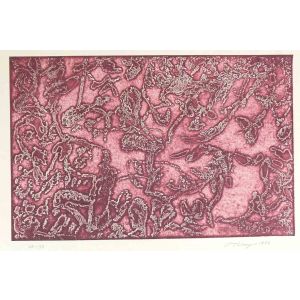 Pink Composition - Mark Tobey - Contemporary Artwork
