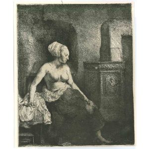 Woman In Front Of The Stove III