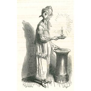 Bird Maid With a Candle