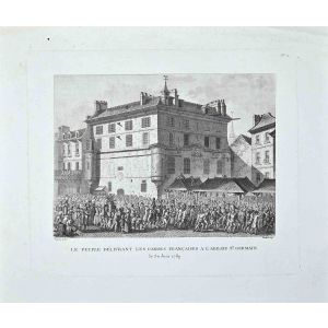 Le Peuple Délivrant les Gardes Françaises à l'Abbaye de Saint Germain