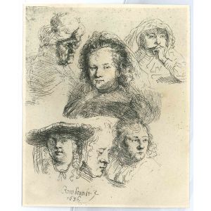 Study on the head of  Saskia e Others