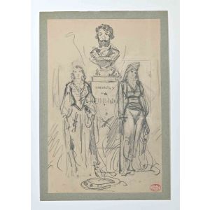 The Statue and Women 
