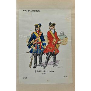 Garde du Corps - Kur Brandenburg, 1700