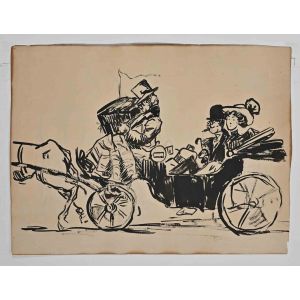 A Couple in a Carriage
