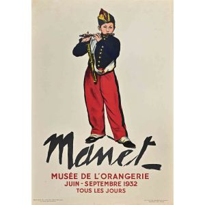 Manet Vintage Poster Exhibition