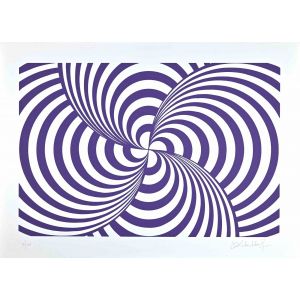 Abstract Violet Composition