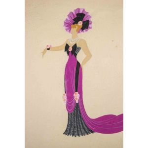 Les Mamelles de Tirésias - Choriste - 2nd act - Erté (Romain de Tirtoff) - Modern Art
