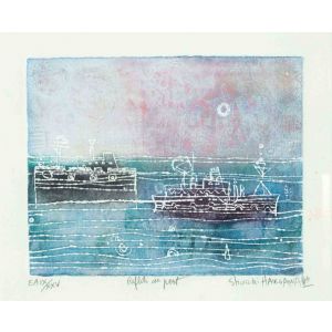 Shoichi Hasegawa - Reflets au Port - Contemporary Art 