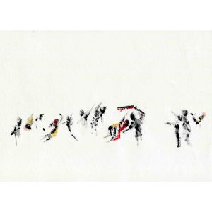 Parimah Avani - Beaten Rose of Revolution - Contemporary Artwork 