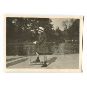 Old Days  - Little Girl Playing