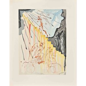 Salvador Dali - The Celestial Staircase - Modern Artwork 