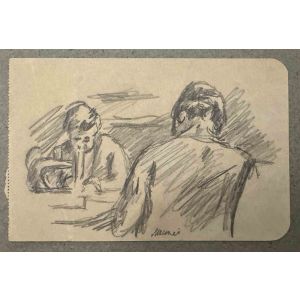 Mino Maccari – Meeting – Modern Artwork 