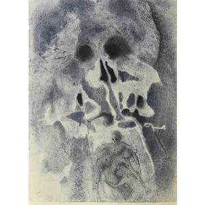 Salvador Dali’ - Losias Sepultus in Mausoleo Patrum - Modern Artwork 