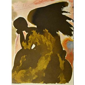 Salvador Dali’ - Inter Filios Dei Affuit Etiam Satan - Modern Artwork 