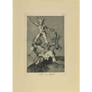 Francisco de Goya - Subir y Balar – Modern Artwork 