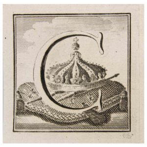 Antiquities of Herculaneum  - Letter of the Alphabet C