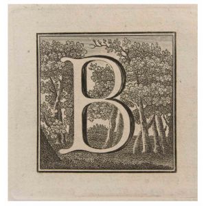 Antiquities of Herculaneum  - Letter of the Alphabet B