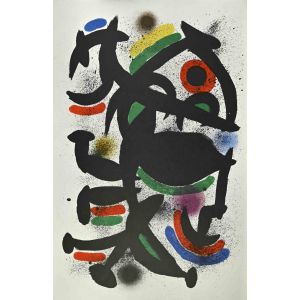 Miró Lithographe I - Plate VIII  
