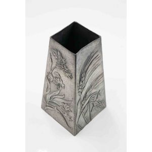 Art Nouveau Pewter Vase