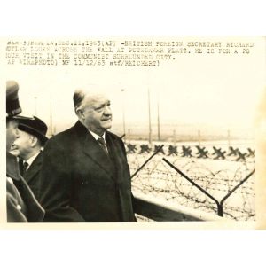 The British  Foreign  Secretary  Richard Butler 