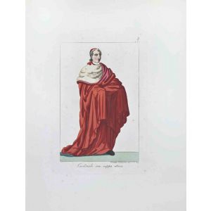 Giuseppe Capparoni - The Cardinal Wearing the Cape - Modern Artwork 
